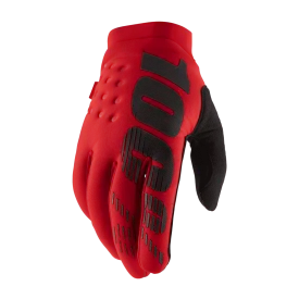 100% Brisker Glove - Red