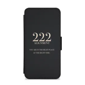 222 - Angel Numbers Flip / Wallet Phone Case