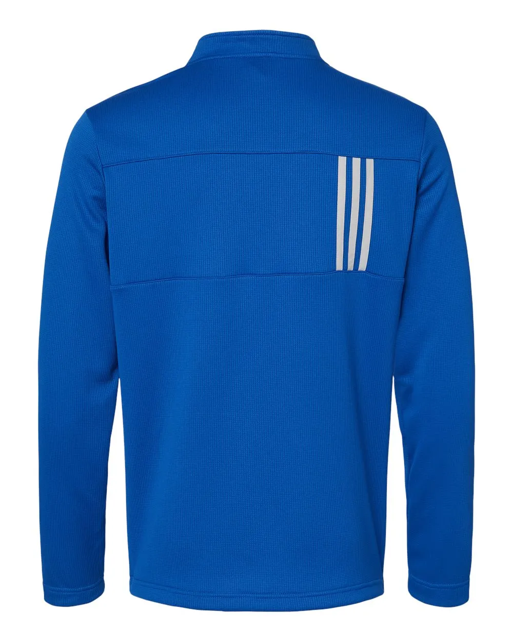 Adidas A482 3-Stripes Double Knit Quarter-Zip Pullover