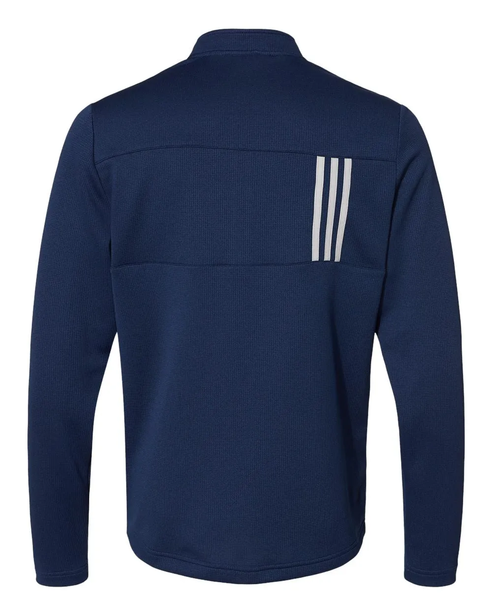 Adidas A482 3-Stripes Double Knit Quarter-Zip Pullover