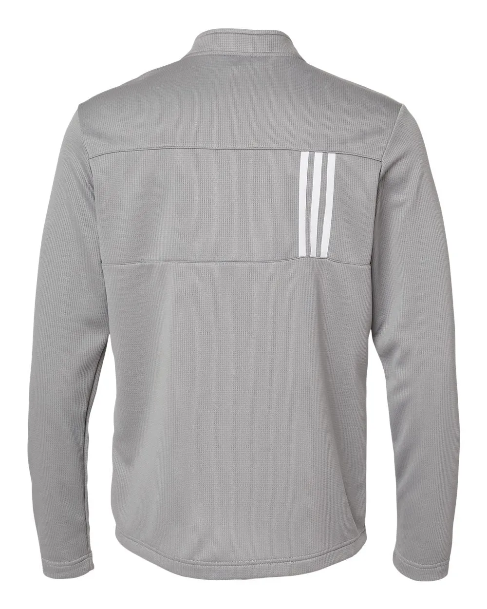 Adidas A482 3-Stripes Double Knit Quarter-Zip Pullover