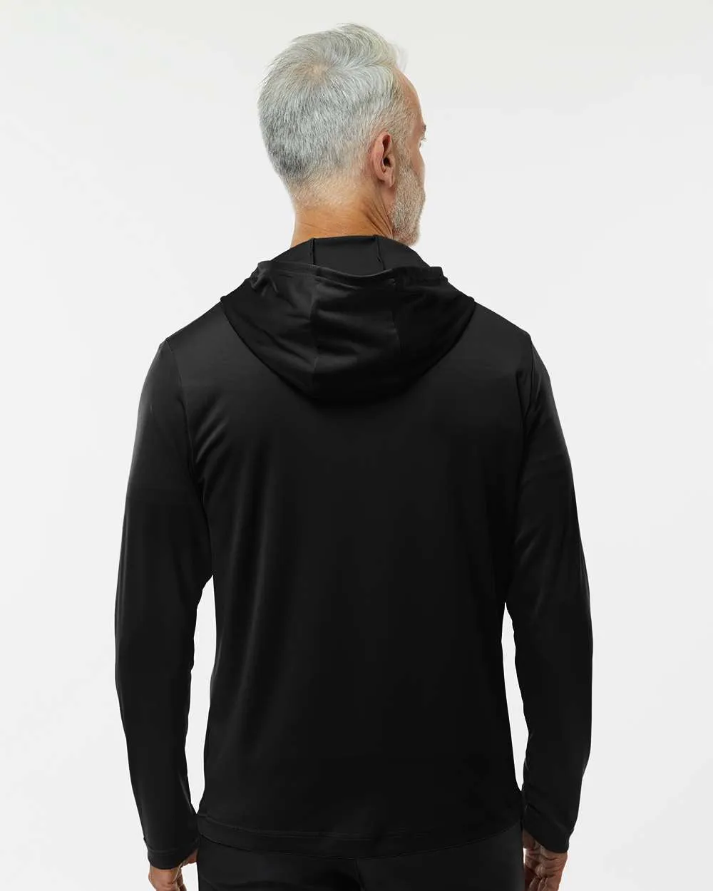 Adidas A596 Lightweight Performance Quarter-Zip Hooded Pullover