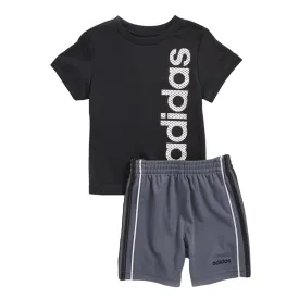 Adidas Infant Boys 2-Piece Perforated Logo Active Tee & Short Set