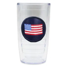 American Flag Needlepoint Tervis Tumbler