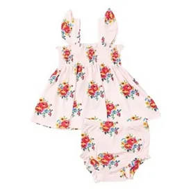 Angel Dear Ruffle Smocked Top And Bloomer Pretty Bouquets