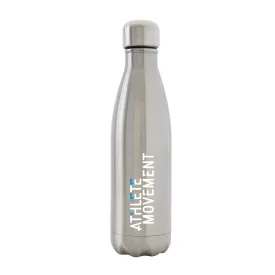 Athlete Movement - Silver Metal Bottle