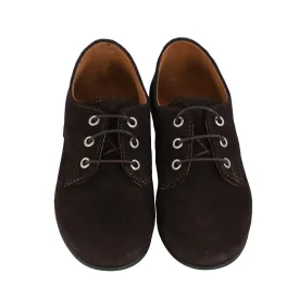 Atlanta Mocassin Chestnut Suede Lace Up [Final Sale]