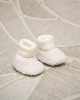 Baby Boots Knitted Creme