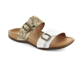 Caprera Sandal in Black Snake CLOSEOUTS