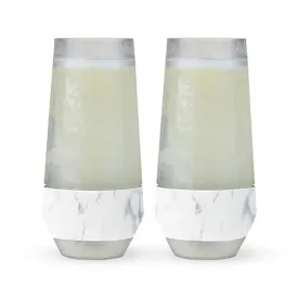 Champagne Freeze Cooling Cups - Set Of Two - Marble