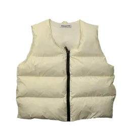 Cream Cole Buxton Insulated Nylon Down Puffer Gilet - Medium