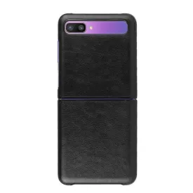 Leather Case For Galaxy Z Flip - Black