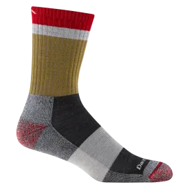 Men's Heady Stripe Micro Crew  Lightweight Hiking Sock