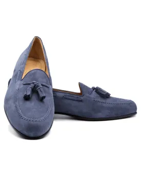 NAPLES Italian Kid Suede Tassel Loafer