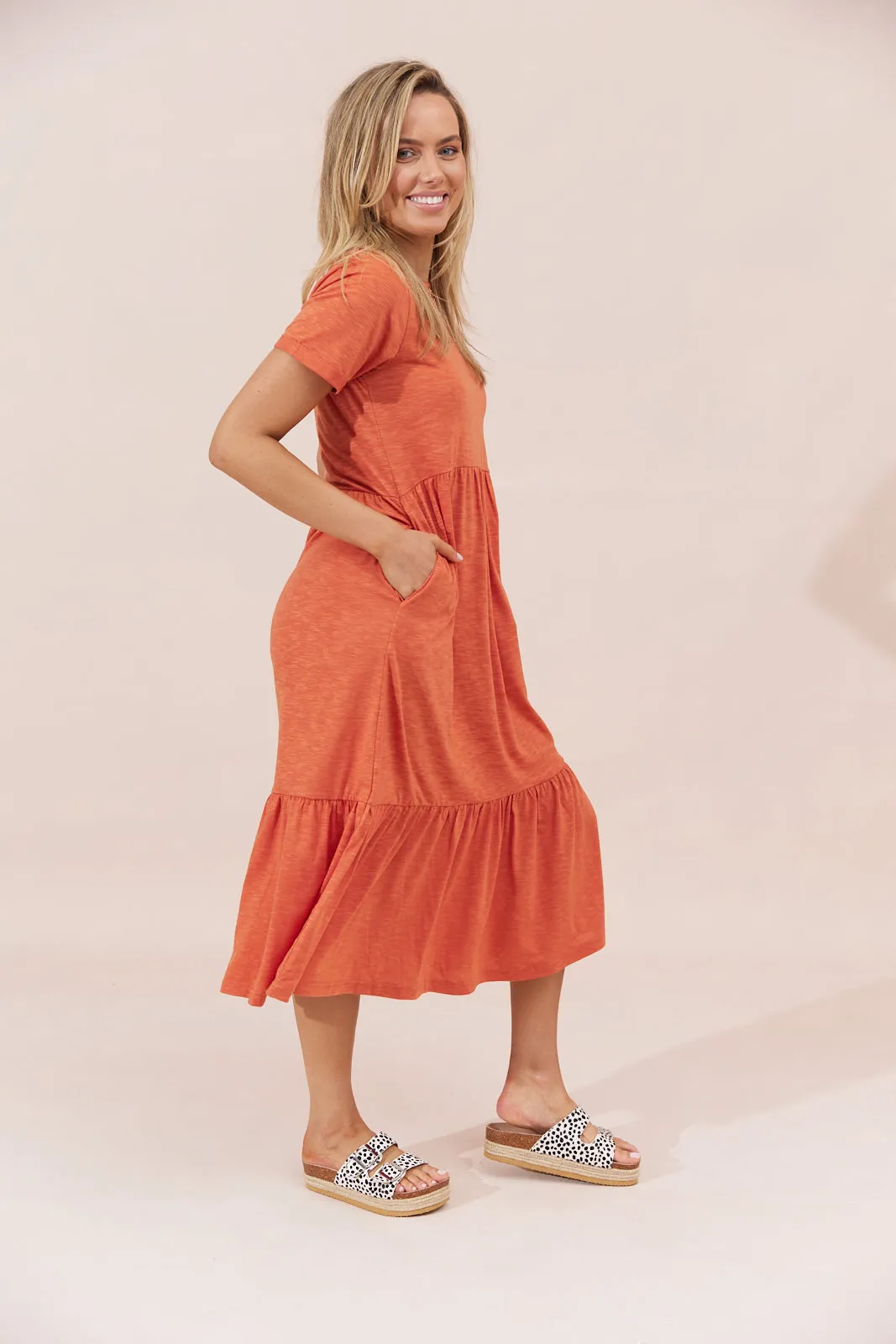 Sienna Dress - Rust - Seconds