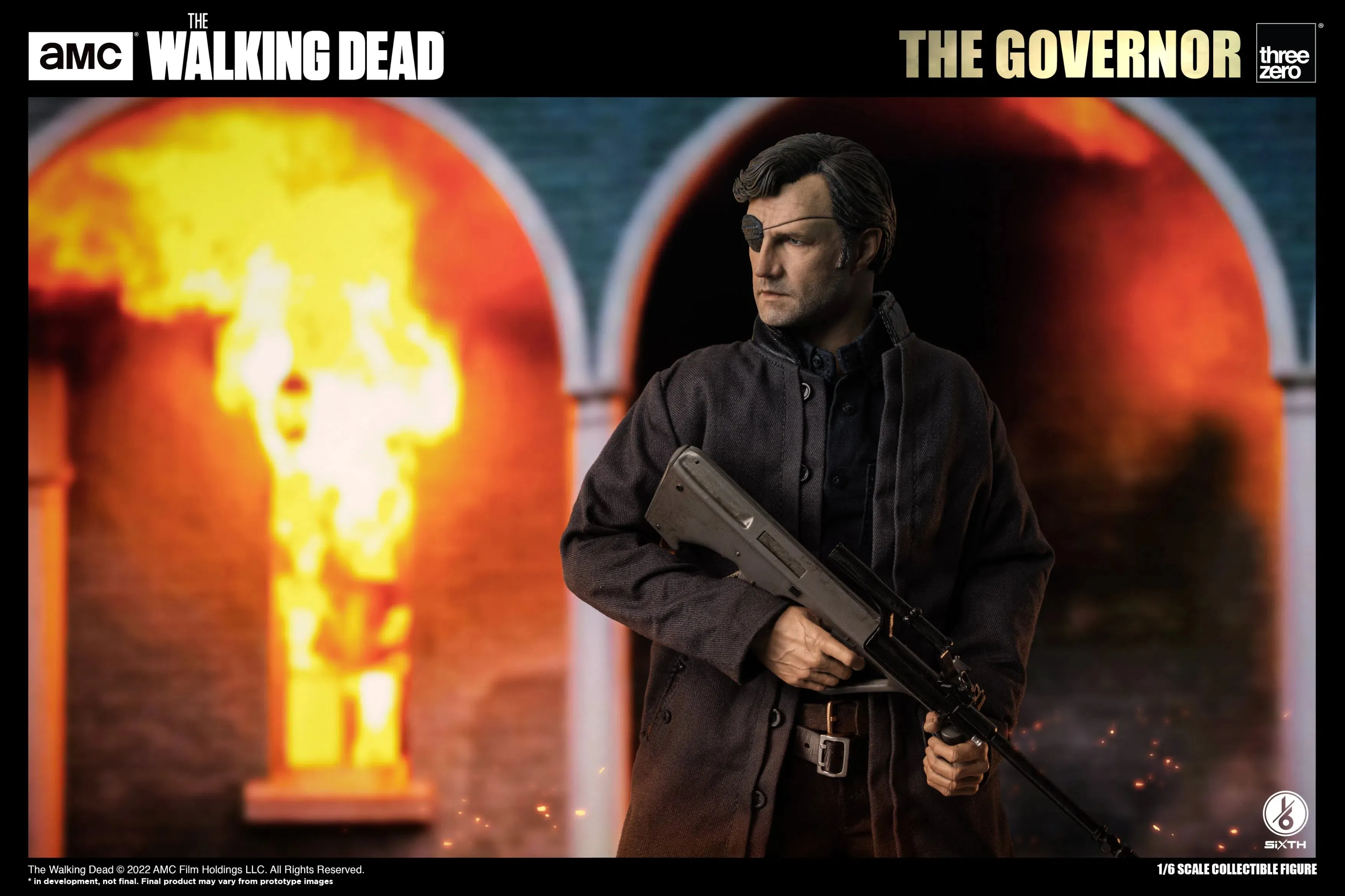 The Governor: The Walking Dead: ThreeZero