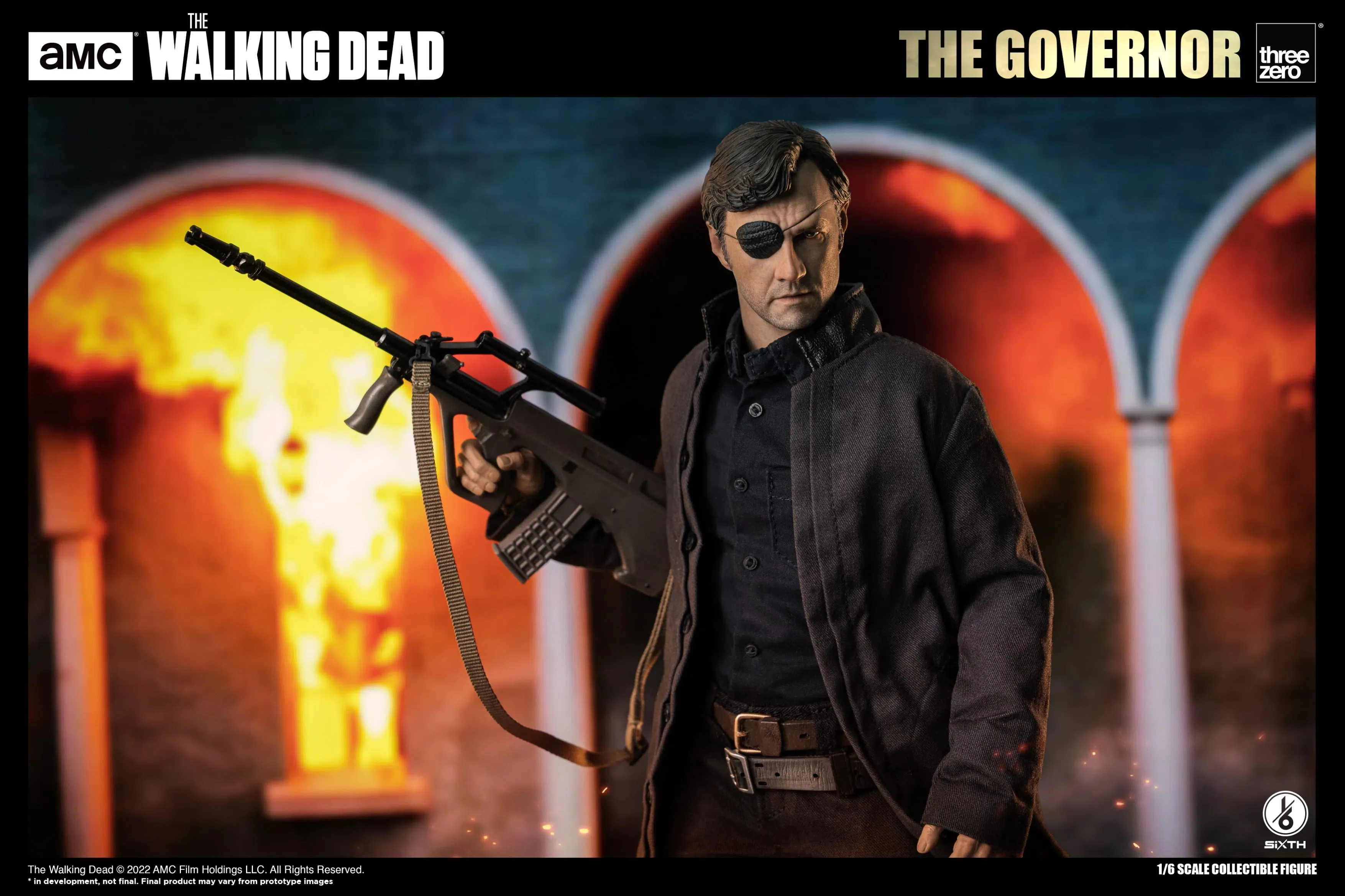 The Governor: The Walking Dead: ThreeZero