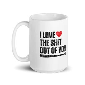 The Walking Dead Lucille Love You White Mug