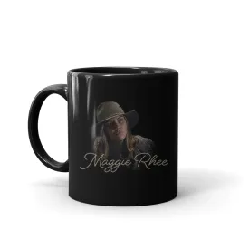 The Walking Dead Season 10 Maggie Rhee Black Mug