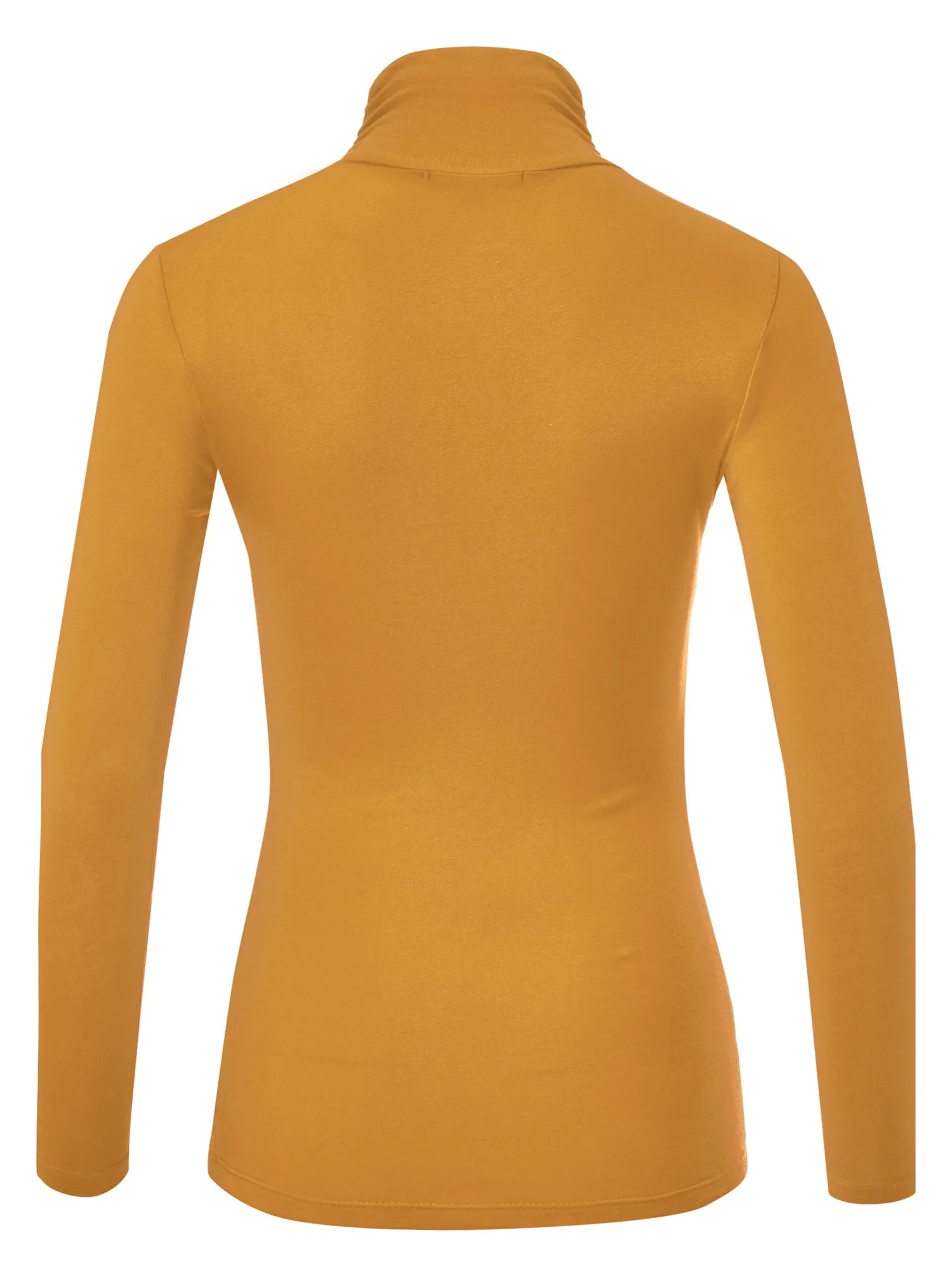 Women's Soft Long Sleeve Lightweight Turtleneck Top (FWT1129)