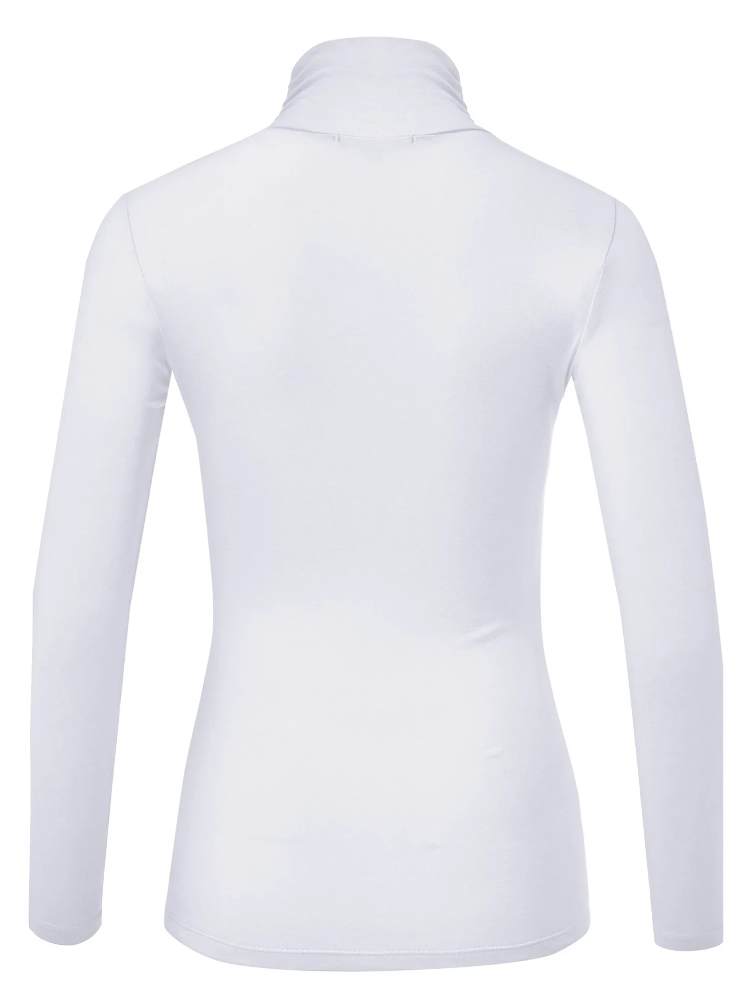 Women's Soft Long Sleeve Lightweight Turtleneck Top (FWT1129)