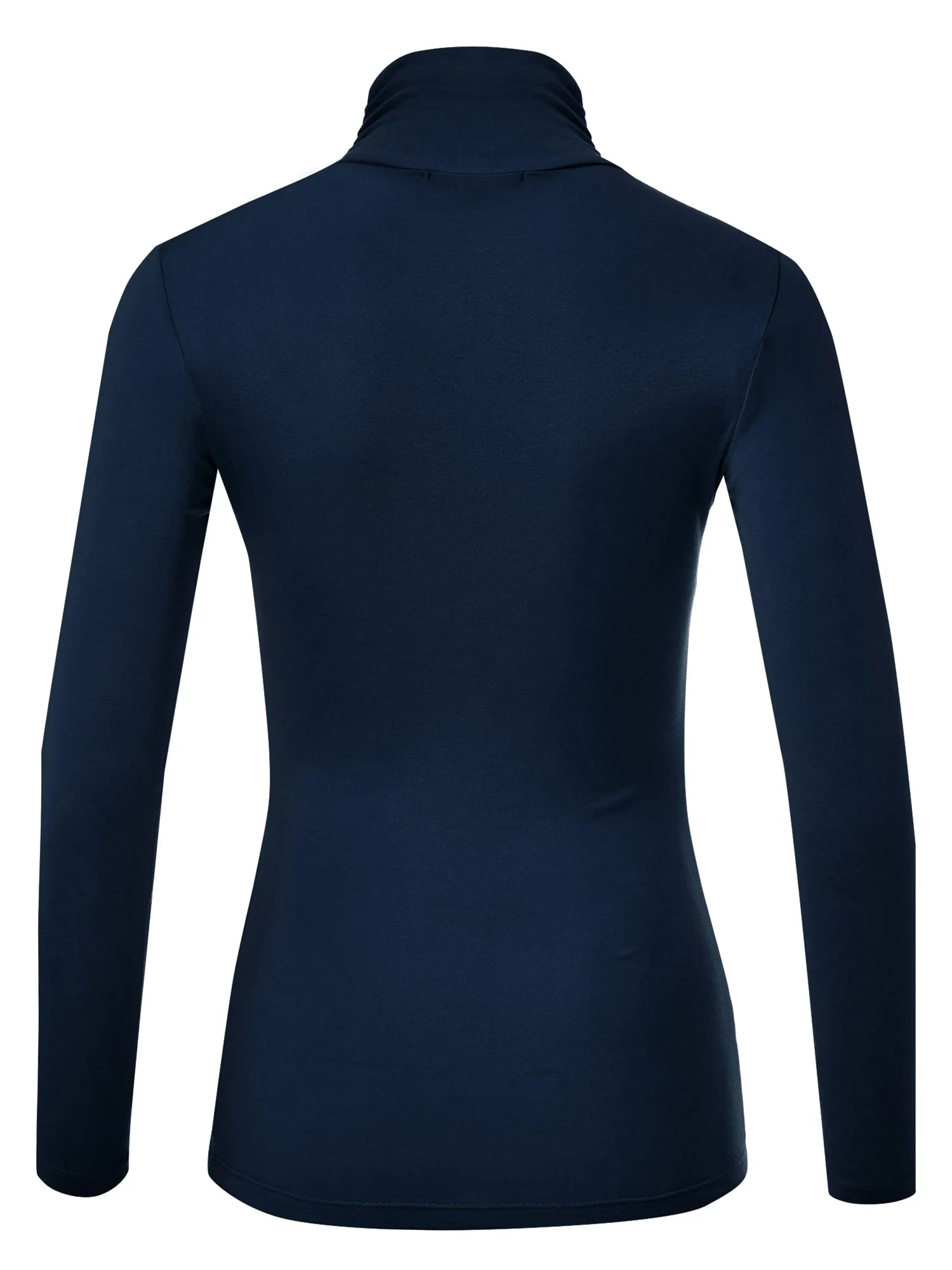 Women's Soft Long Sleeve Lightweight Turtleneck Top (FWT1129)